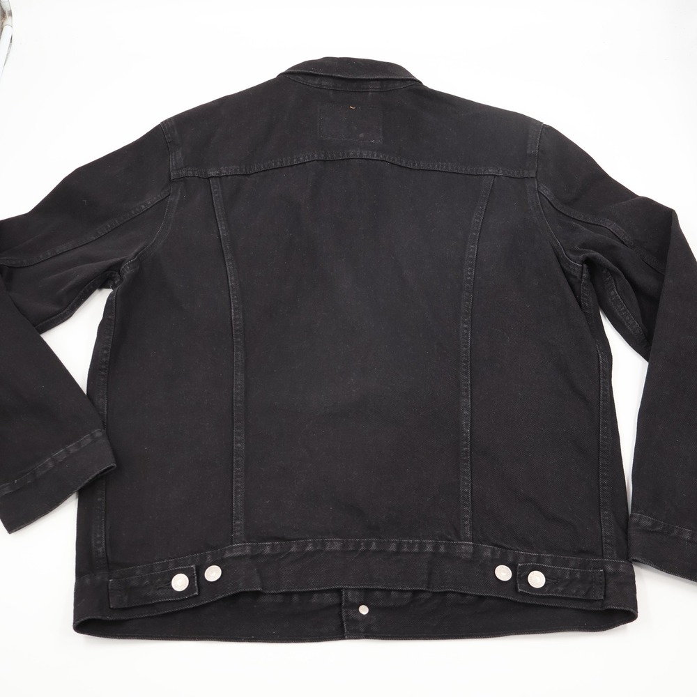 Levis Trucker Jacket Mens XL Black Denim Button Up 72334-3485 Classic Coat - Picture 9 of 14